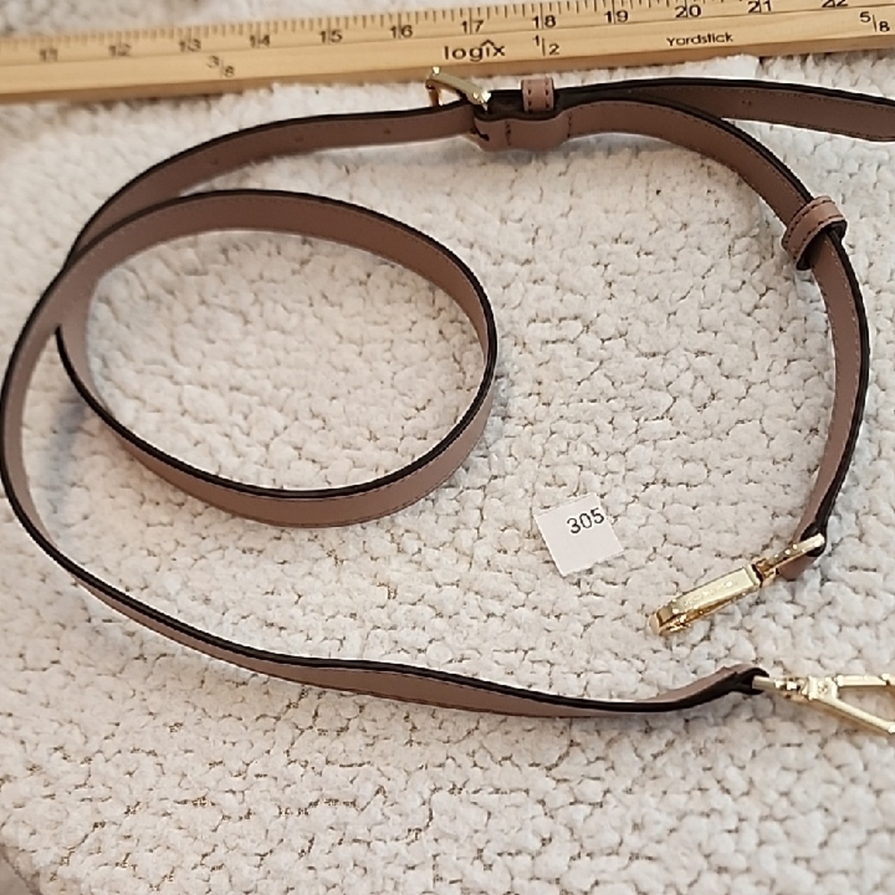 Michael Kors Light Mauve / Tan Replacement Purse Strap. Goldtone Hardware 305